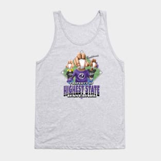 Knucklehead for Highest State Baseball Tank Top